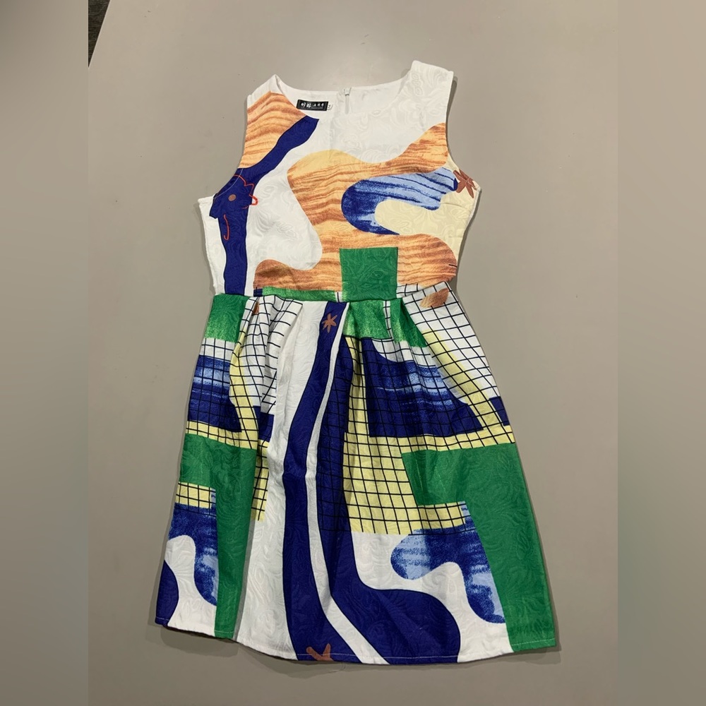 Funky pattern comfortable dress
